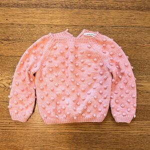 Misha and Puff girls popcorn Sweater